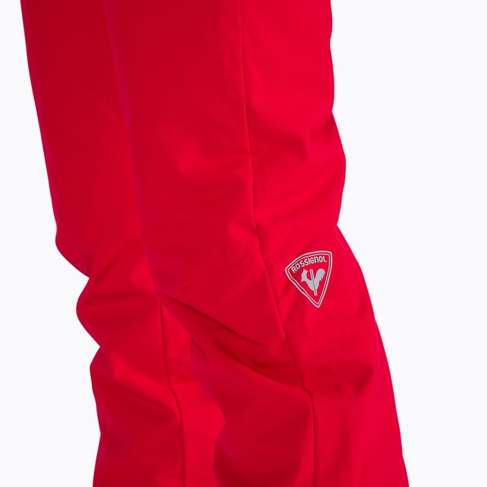 Γυναικεία παντελόνια σκι Rossignol Rapide red 4