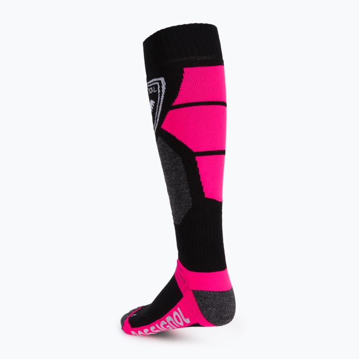 Γυναικείες κάλτσες σκι Rossignol L3 W Premium Wool fluo pink 2