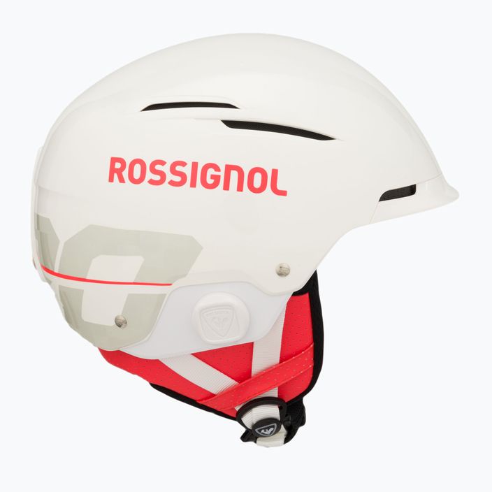 Rossignol Hero Slalom Impacts κράνος σκι + Chinguard λευκό 4