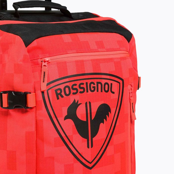 Rossignol Hero Cabin Bag 50 l κόκκινη/μαύρη τσάντα ταξιδιού 6