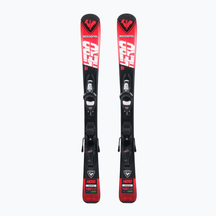 Παιδικά χιονοδρομικά σκι Rossignol Hero 100-140 + Kid4 red
