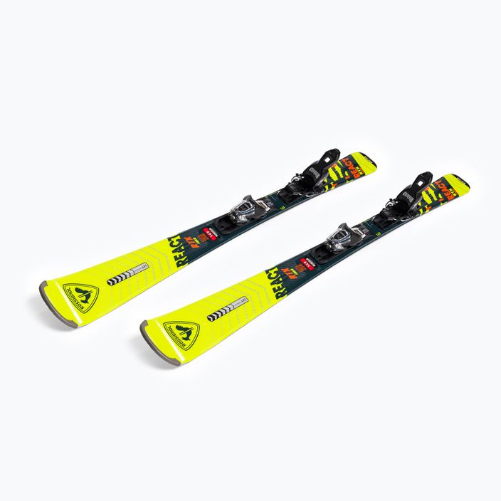 Downhill σκι Rossignol React RTX + Xpress 10 GW yellow/black 5