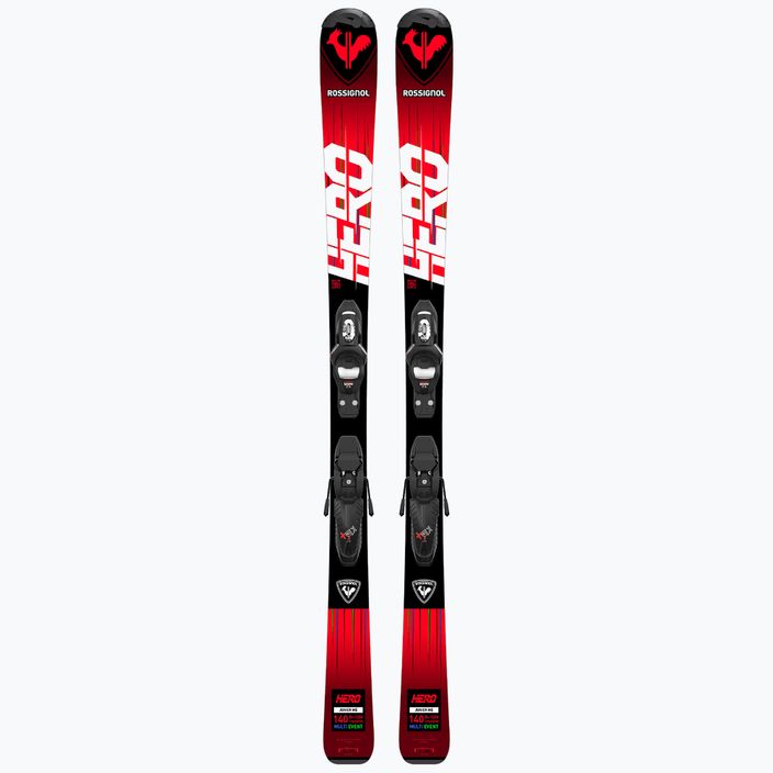 Παιδικά χιονοδρομικά σκι Rossignol Hero 100-140 + Kid4 red 10