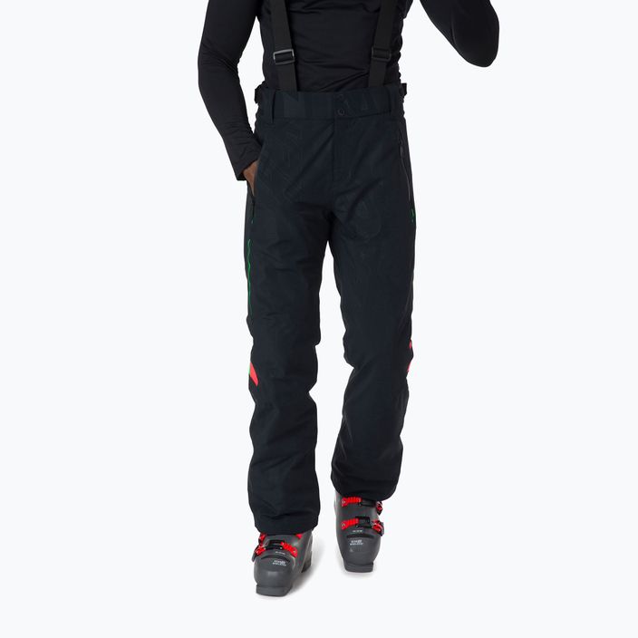 Ανδρικά παντελόνια σκι Rossignol Hero Course black/red