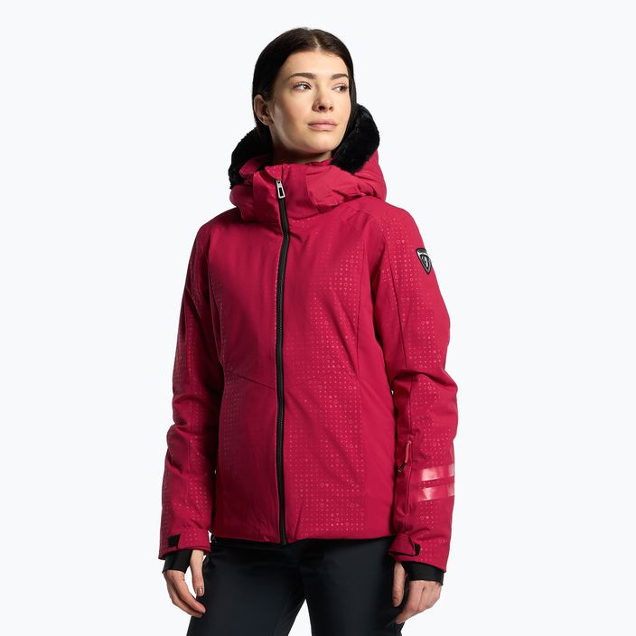 Γυναικείο μπουφάν σκι Rossignol Controle red