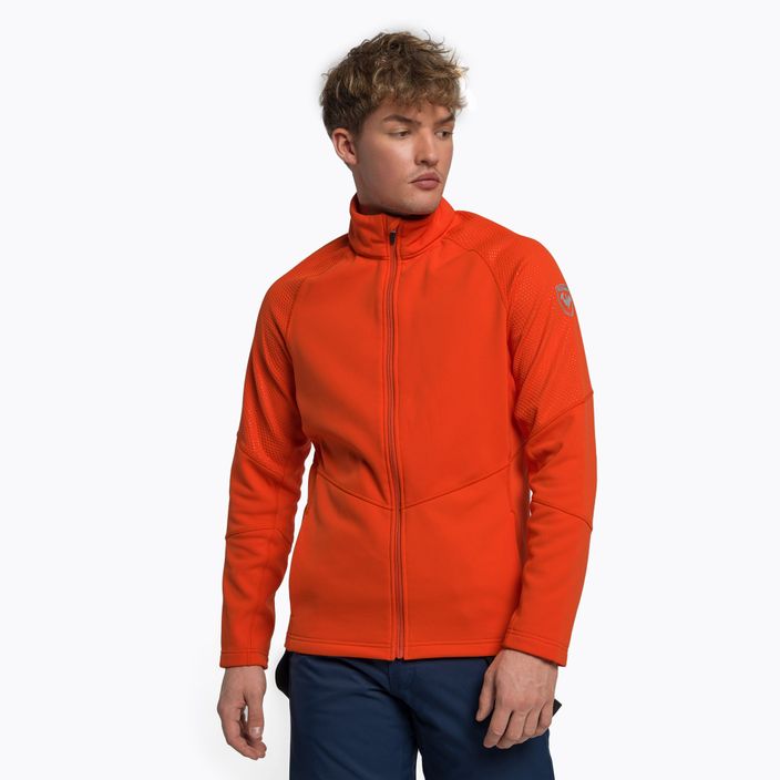 Ανδρικό φούτερ για σκι Rossignol Classique Clim orange