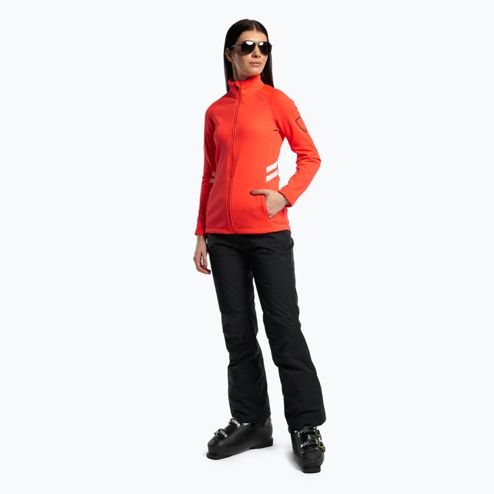 Γυναικείο φούτερ για σκι Rossignol Hero Classique Clim red 2