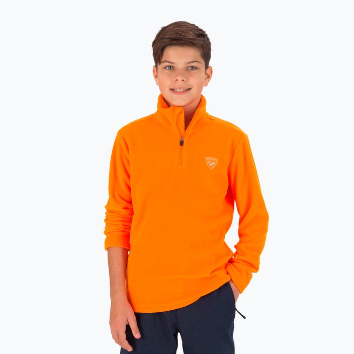 Παιδικό φούτερ για σκι Rossignol 1/2 Zip Fleece orange 4
