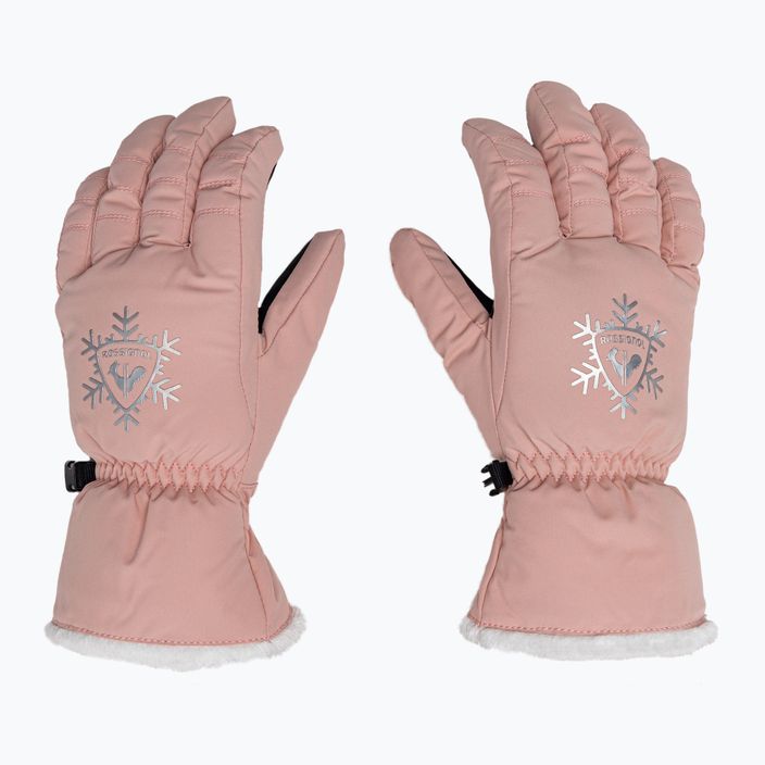 Γυναικεία γάντια σκι Rossignol Perfy G pink 3
