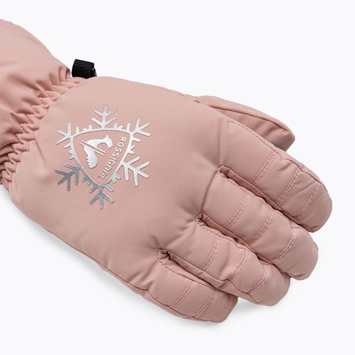 Γυναικεία γάντια σκι Rossignol Perfy G pink 4