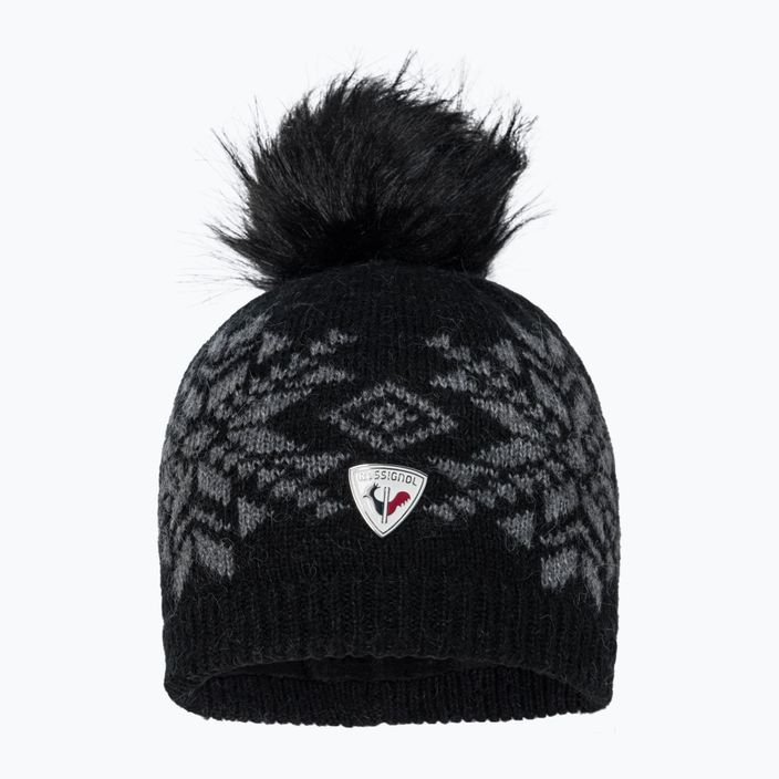 Γυναικείο χειμερινό καπέλο Rossignol L3 Snowflake black 2