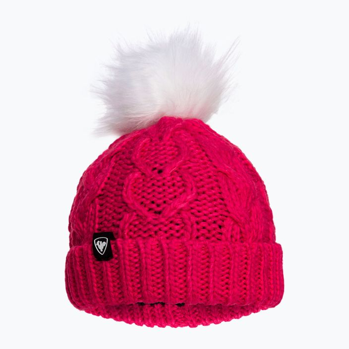 Παιδικό χειμερινό καπέλο Rossignol L3 Bony Fur pink 2