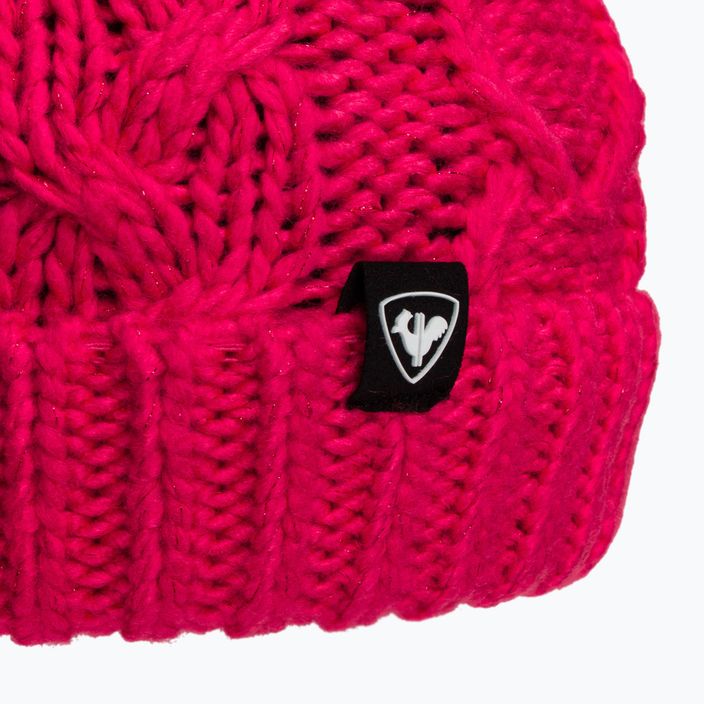 Παιδικό χειμερινό καπέλο Rossignol L3 Bony Fur pink 3