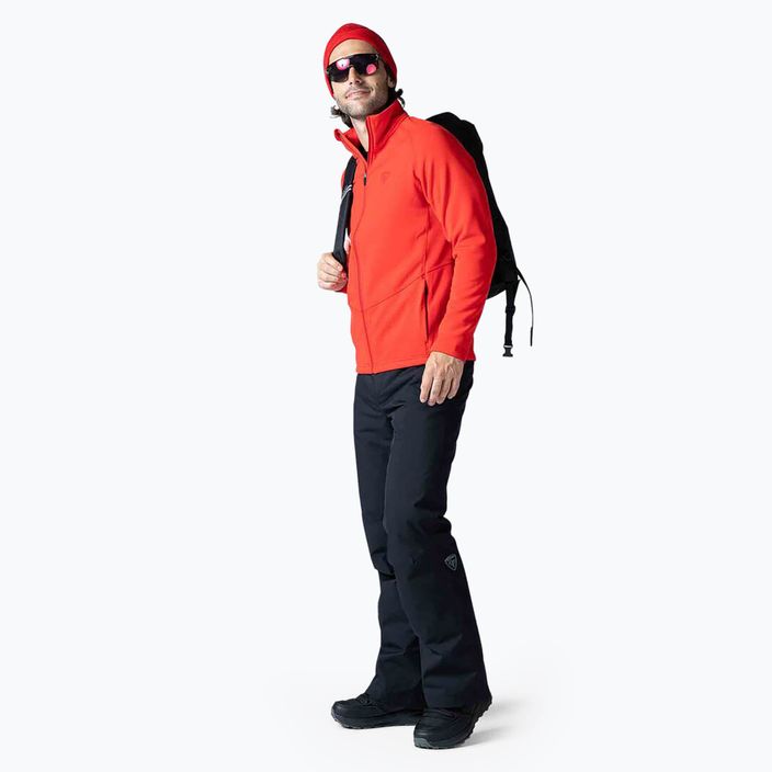 Ανδρικό Rossignol Classique Clim αθλητικό κόκκινο φούτερ για σκι 4