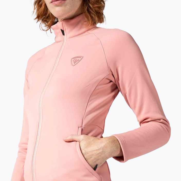 Γυναικείο φούτερ σκι Rossignol Classique Clim cooper ροζ 6