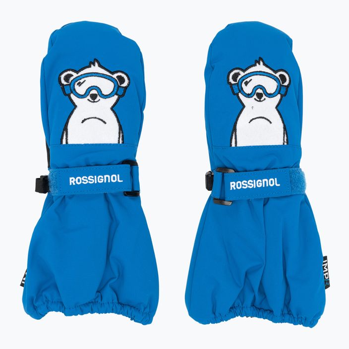Rossignol Baby Impr M λαζουί μπλε χειμερινά γάντια για παιδιά 3