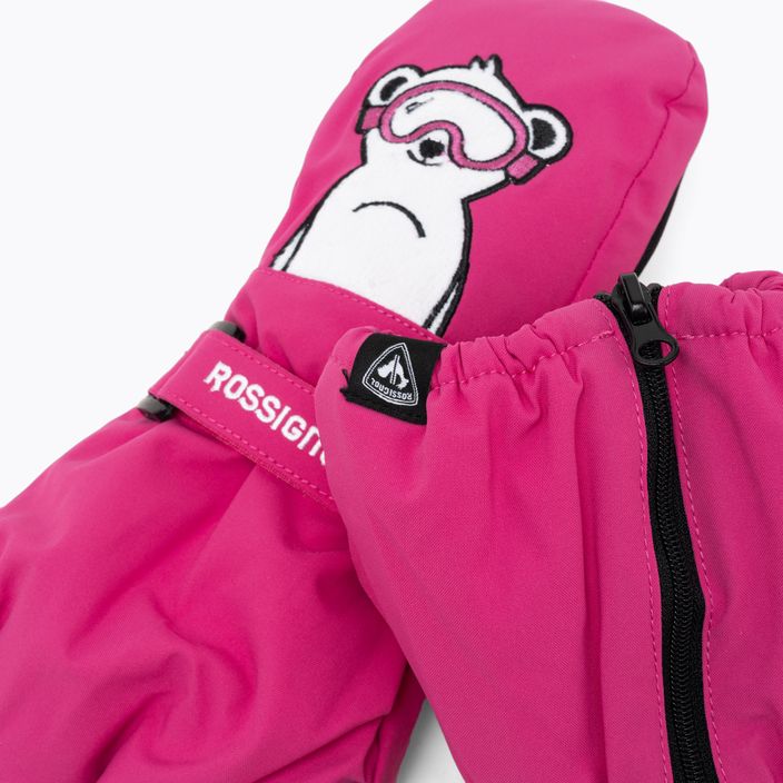 Rossignol Baby Impr M ορχιδέα ροζ χειμερινά γάντια 4