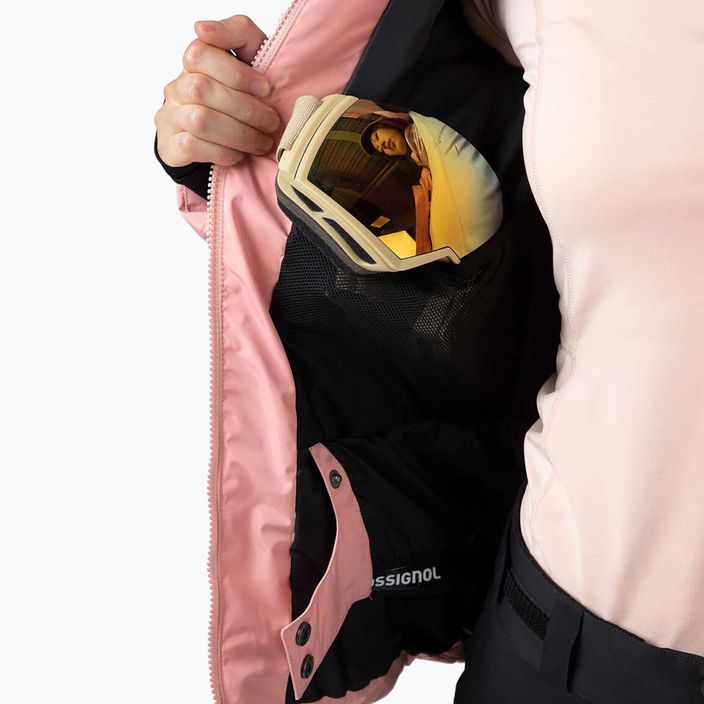 Γυναικείο μπουφάν σκι Rossignol Staci παστέλ ροζ 12