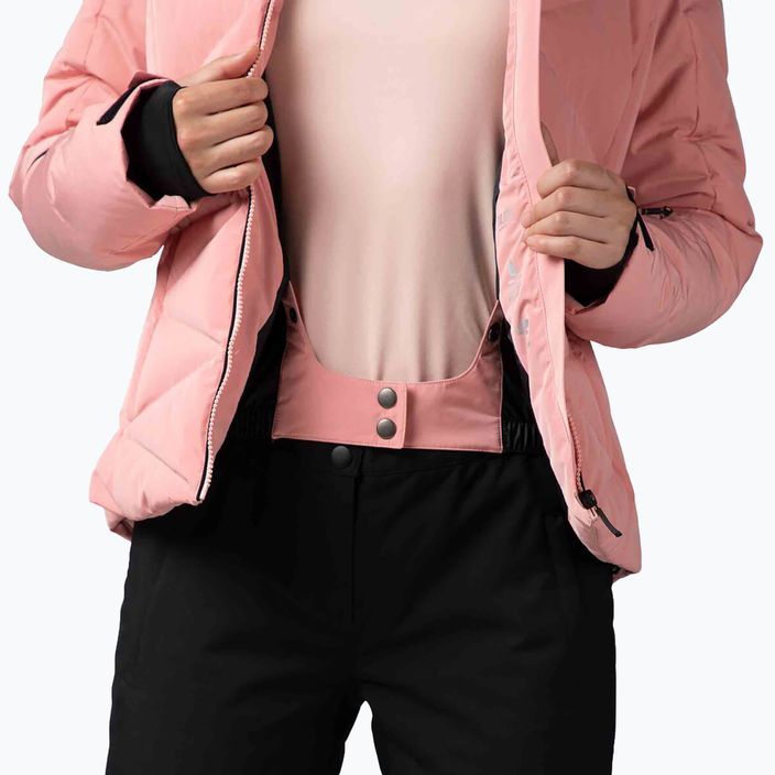 Γυναικείο μπουφάν σκι Rossignol Staci παστέλ ροζ 14