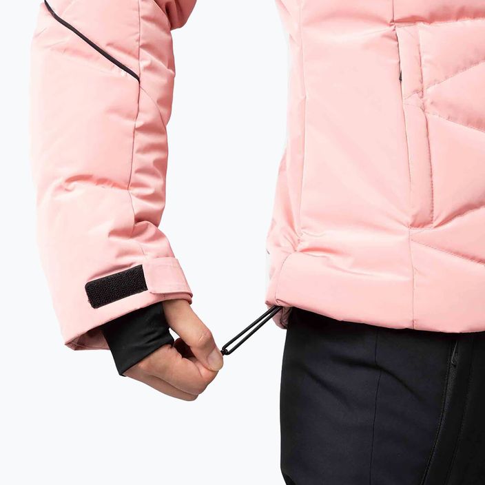 Γυναικείο μπουφάν σκι Rossignol Staci παστέλ ροζ 15