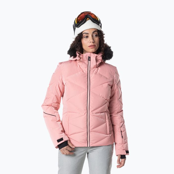 Rossignol Staci γυναικείο μπουφάν σκι cooper ροζ