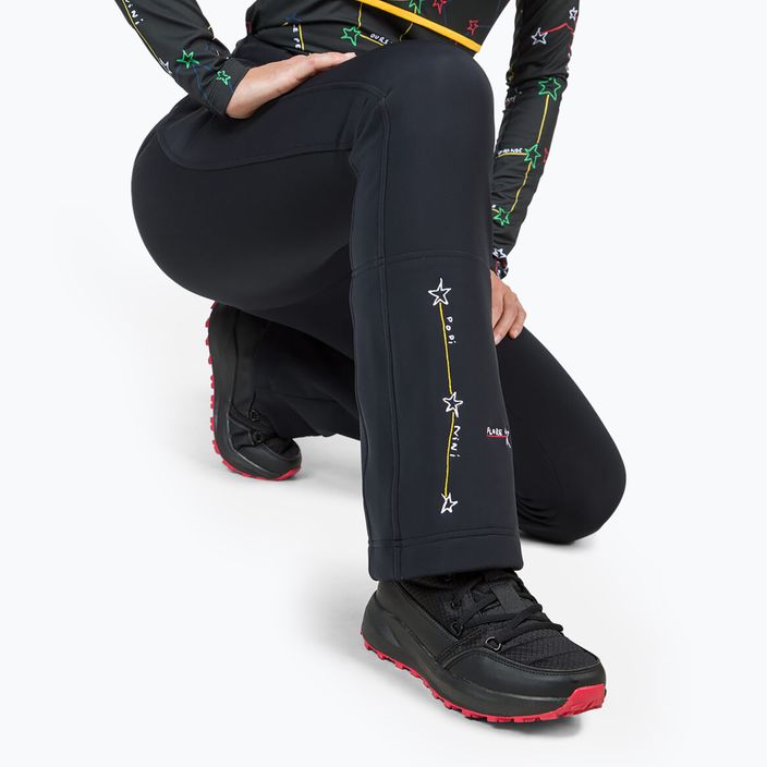 Γυναικείο παντελόνι σκι Rossignol Sirius Soft Shell μαύρο 9