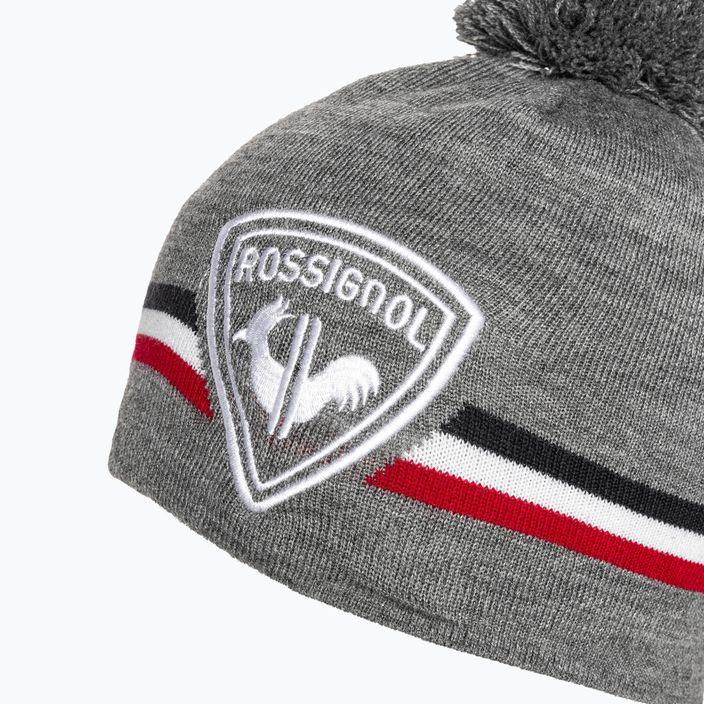 Ανδρικό χειμερινό καπέλο Rossignol Rooster Pompon heather grey 4