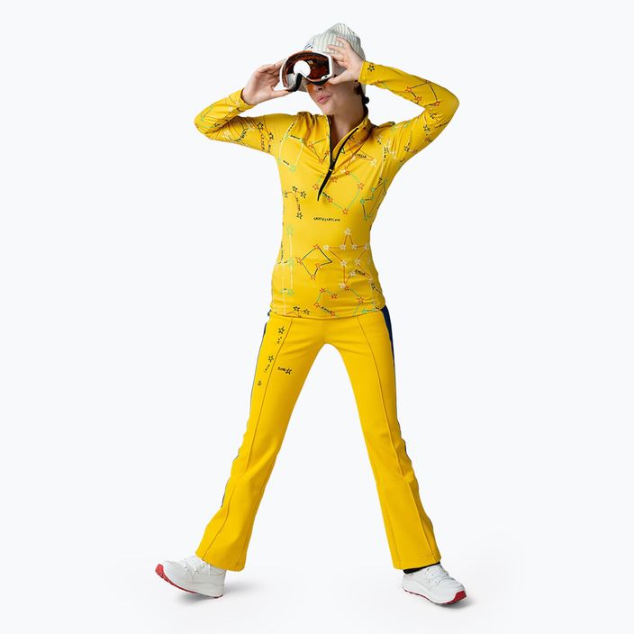 Γυναικείο θερμικό φούτερ Rossignol Booster 1/2 Zip Top 100 κίτρινο 4