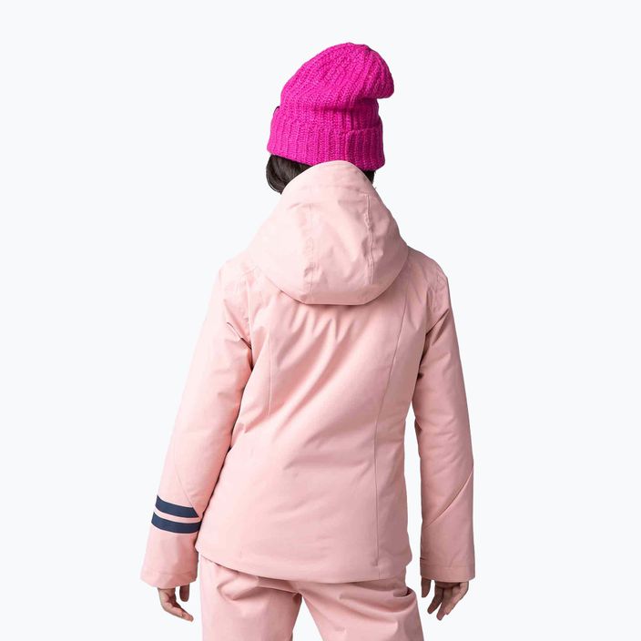 Rossignol Girl Fonction cooper ροζ παιδικό μπουφάν για σκι 3