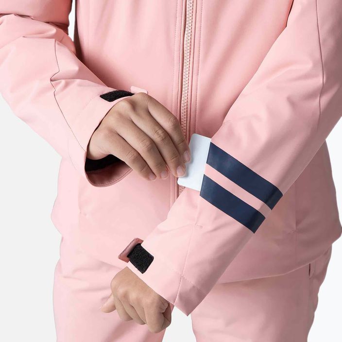 Rossignol Girl Fonction cooper ροζ παιδικό μπουφάν για σκι 9