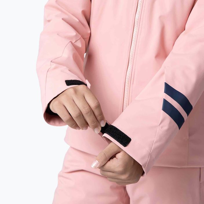Rossignol Girl Fonction cooper ροζ παιδικό μπουφάν για σκι 11