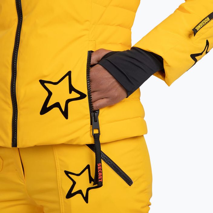Γυναικείο μπουφάν σκι Rossignol Stellar Down κίτρινο 7