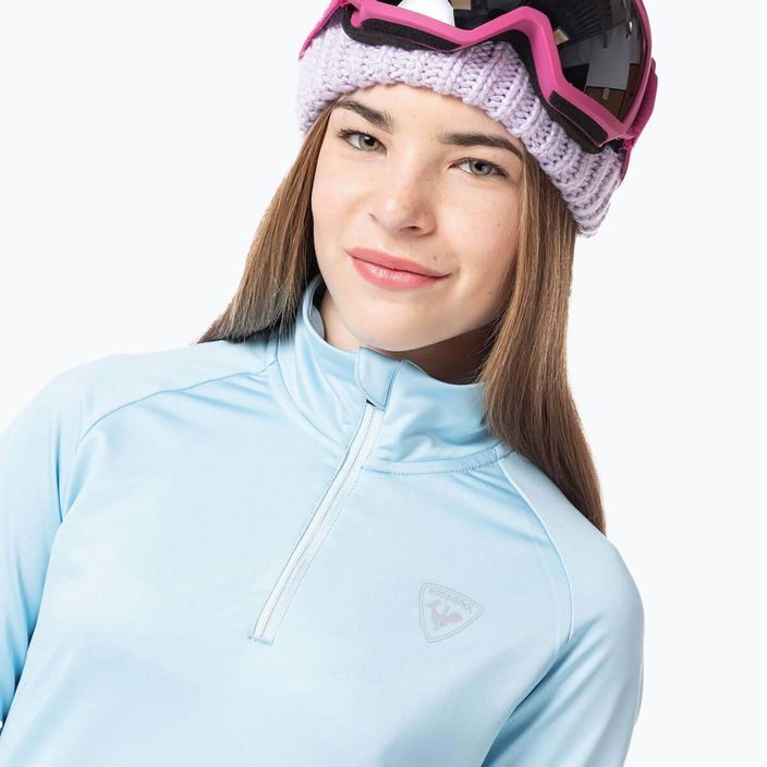 Rossignol Girl Warm Stretch glacier παιδικό φούτερ για σκι 5