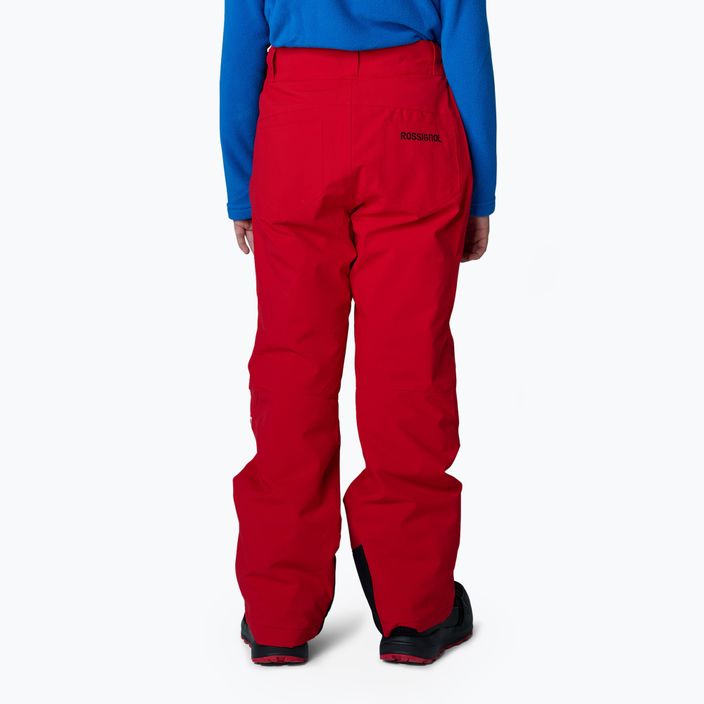 Rossignol Boy Ski sports κόκκινο παιδικό παντελόνι σκι 3