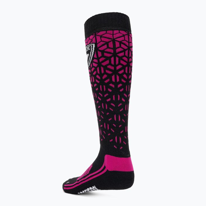 Ανδρικές Rossignol L3 Wool & Silk ορχιδέα ροζ κάλτσες σκι 2