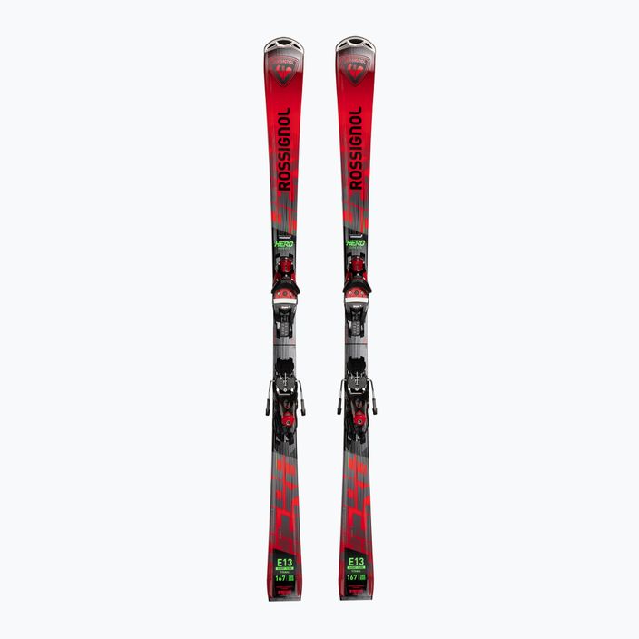 Rossignol Hero Elite ST TI K σκι κατάβασης + δέστρες SPX14 μαύρο/κόκκινο