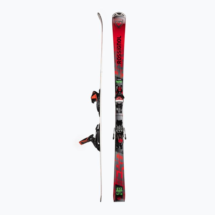 Rossignol Hero Elite ST TI K σκι κατάβασης + δέστρες SPX14 μαύρο/κόκκινο 2