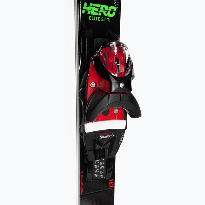 Rossignol Hero Elite ST TI K σκι κατάβασης + δέστρες SPX14 μαύρο/κόκκινο 4