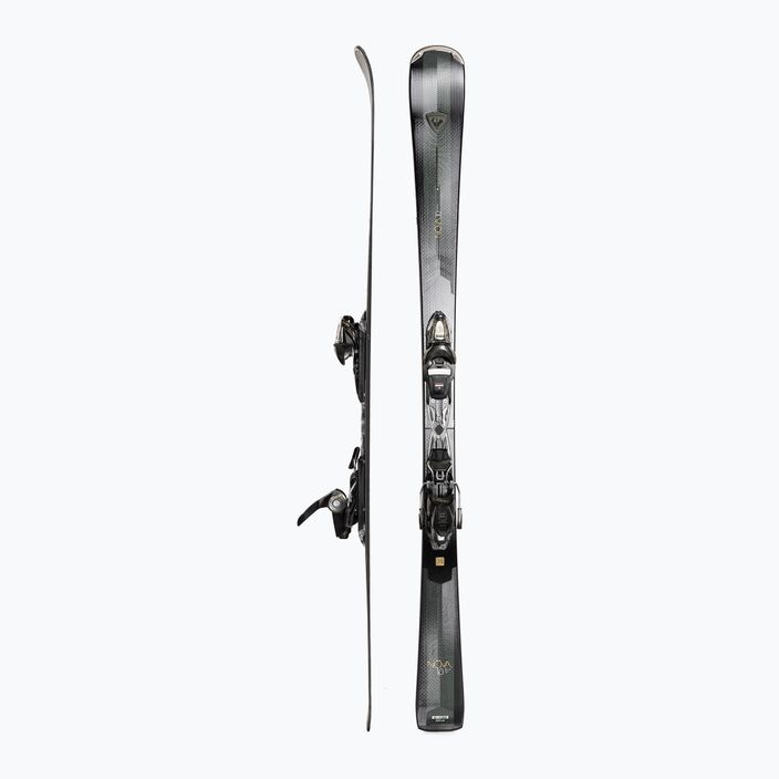 Γυναικείο σκι κατάβασης Rossignol Nova 10 + XP11 δέστρες μαύρο/μεταλλικό πράσινο 2