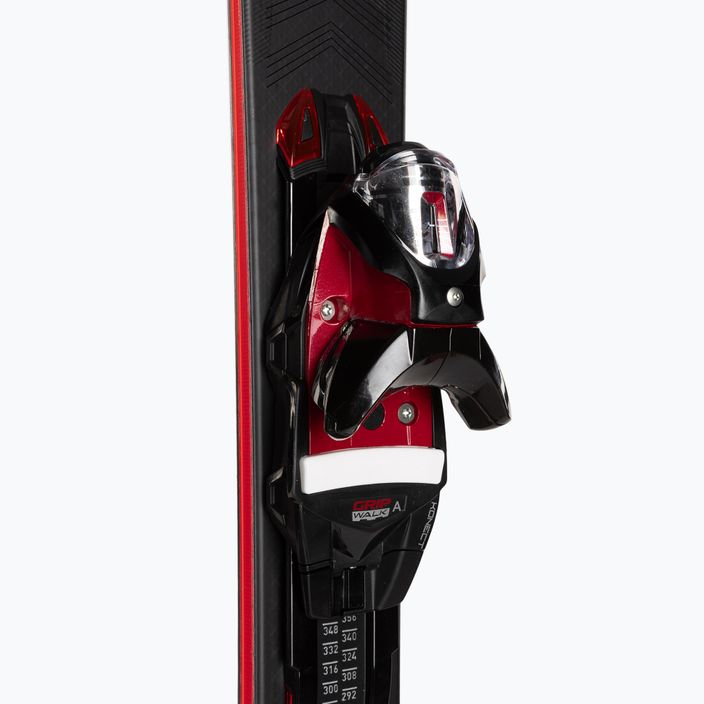 Γυναικείο σκι κατάβασης Rossignol Nova 14 K + δέστρες NX12 μαύρο ματ/μεταλλικό μαύρο 5