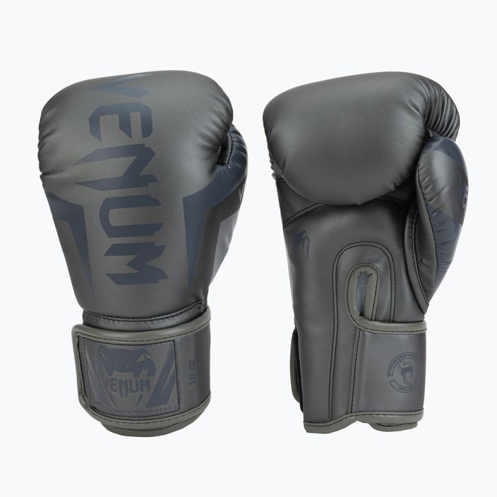 Venum Elite γκρι ανδρικά γάντια πυγμαχίας VENUM-0984 3