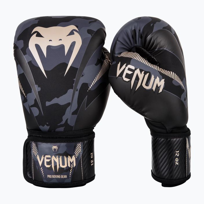 Γάντια πυγμαχίας Venum Impact μαύρο-γκρι VENUM-03284-497 7