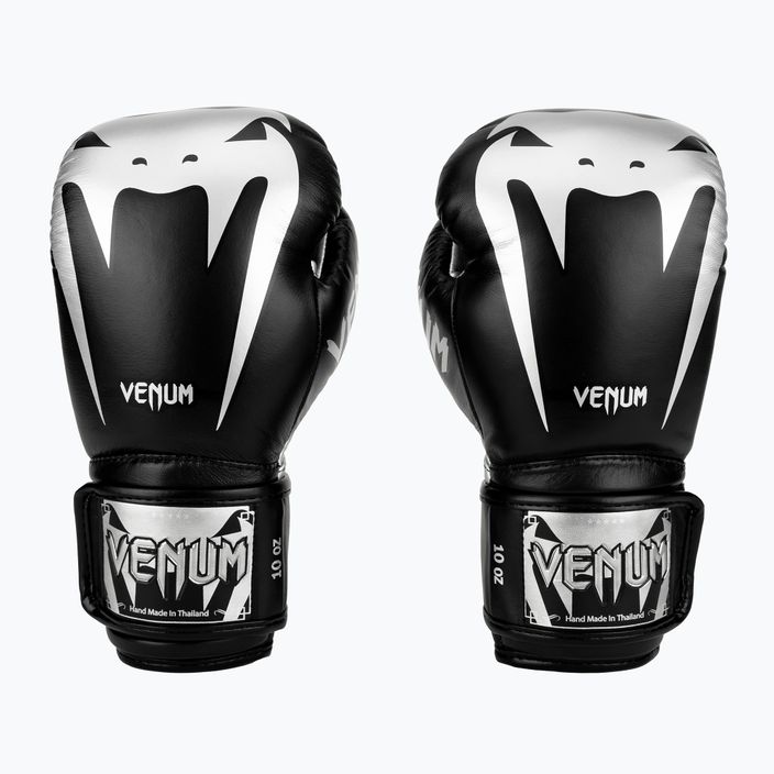 Venum Giant 3.0 μαύρα και ασημί γάντια πυγμαχίας 2055-128