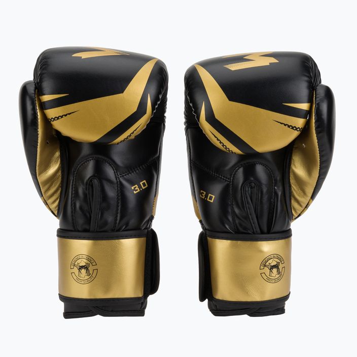 Venum Challenger 3.0 ανδρικά γάντια πυγμαχίας μαύρο και χρυσό VENUM-03525 4