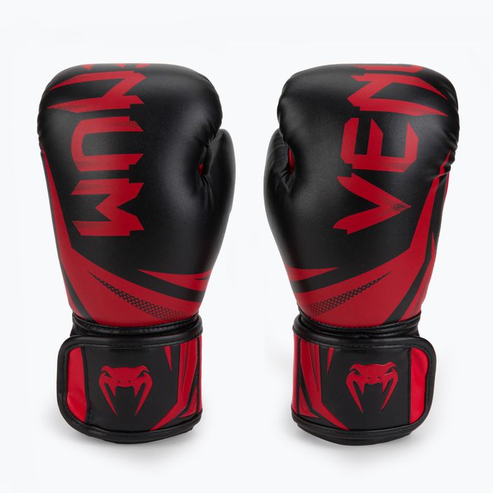 Venum Challenger 3.0 κόκκινα/μαύρα γάντια πυγμαχίας 03525-100