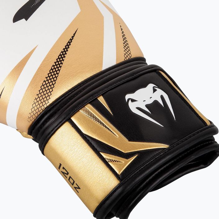 Venum Challenger 3.0 λευκά και χρυσά γάντια πυγμαχίας 03525-520 8