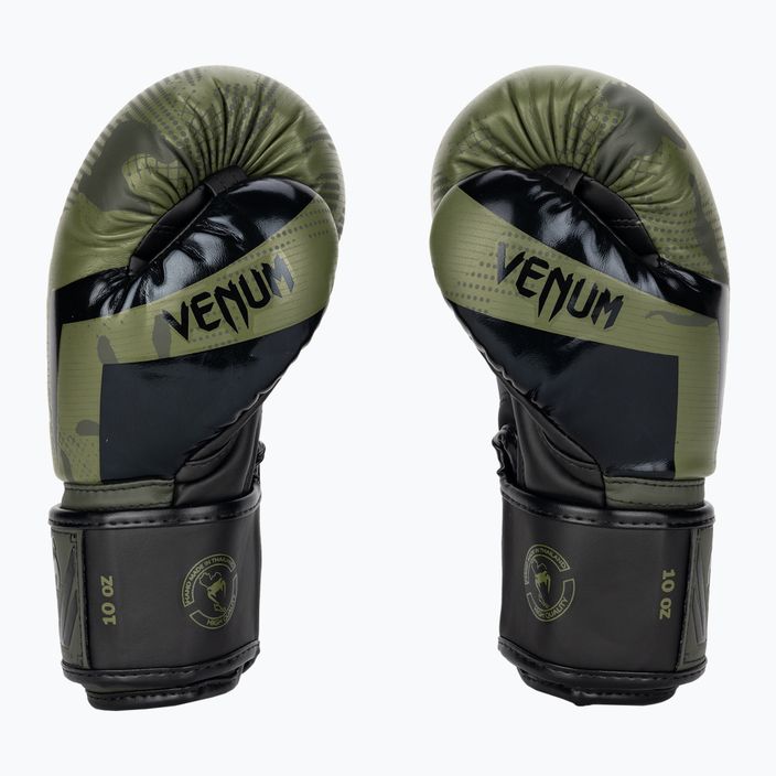 Venum Elite γάντια πυγμαχίας χακί παραλλαγής 3