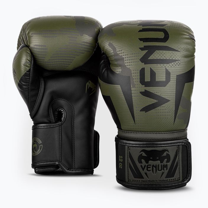 Venum Elite γάντια πυγμαχίας χακί παραλλαγής 5