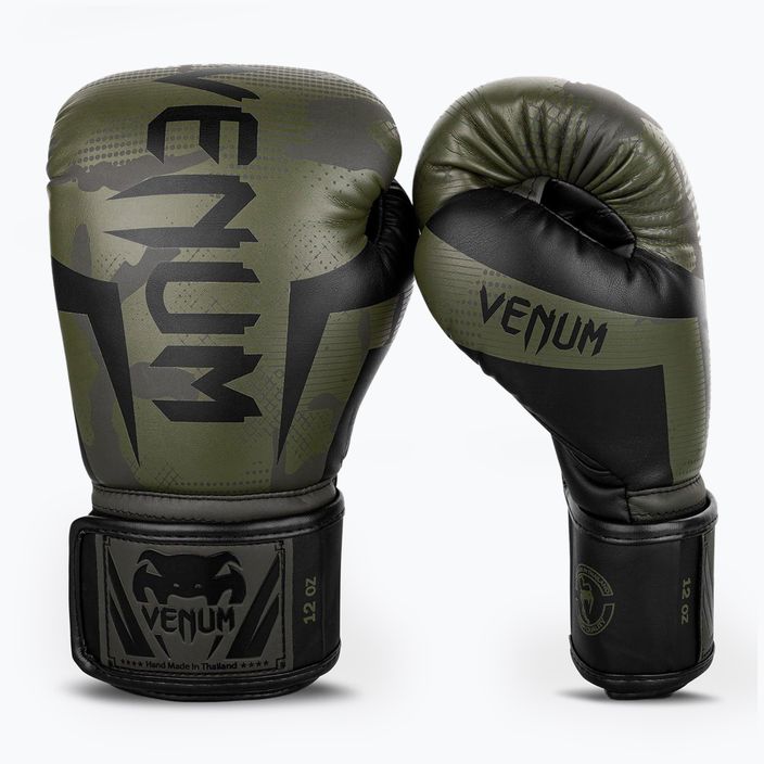 Venum Elite γάντια πυγμαχίας χακί παραλλαγής 6