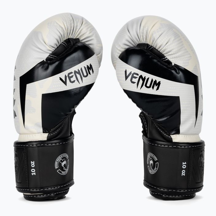Venum Elite γάντια πυγμαχίας λευκό/καμό 3